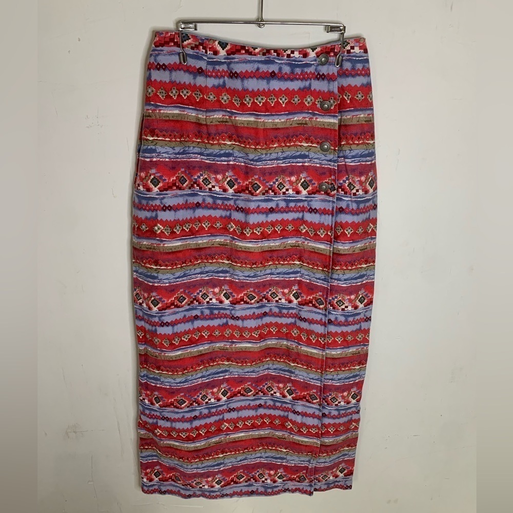 Vintage Faux Wrap Western Skirt​​​​​​